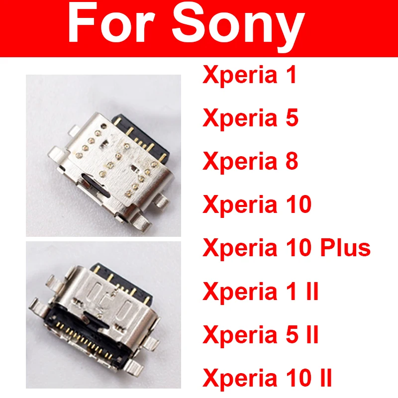 Micro Porta Di Ricarica Usb Per Sony Xperia 1 5 8 10 10 Plus Xperia 1 Ii 5 Ii 10 Ii Mini Tpye C Usb Caricatore Dock Connettore Parti