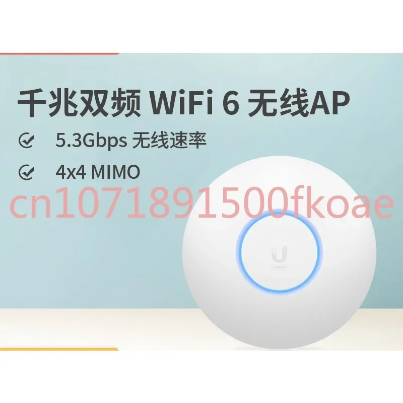 Unifi U6-Lite Lr Pro Wifi6 Enterprise Soffitto A Doppia Frequenza Gigabit Ad Alta Potenza Ap