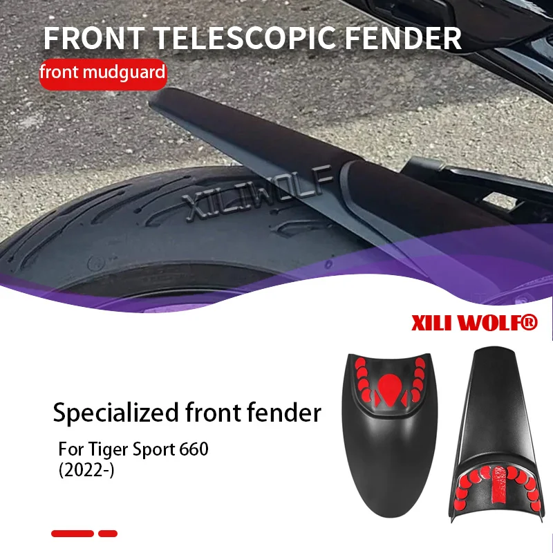 Parafanghi Moto Parafango Anteriore E Posteriore Per Triumph 2022-2023 Triumph Trident 660 / Trident 660 Estensione Parafango Anteriore