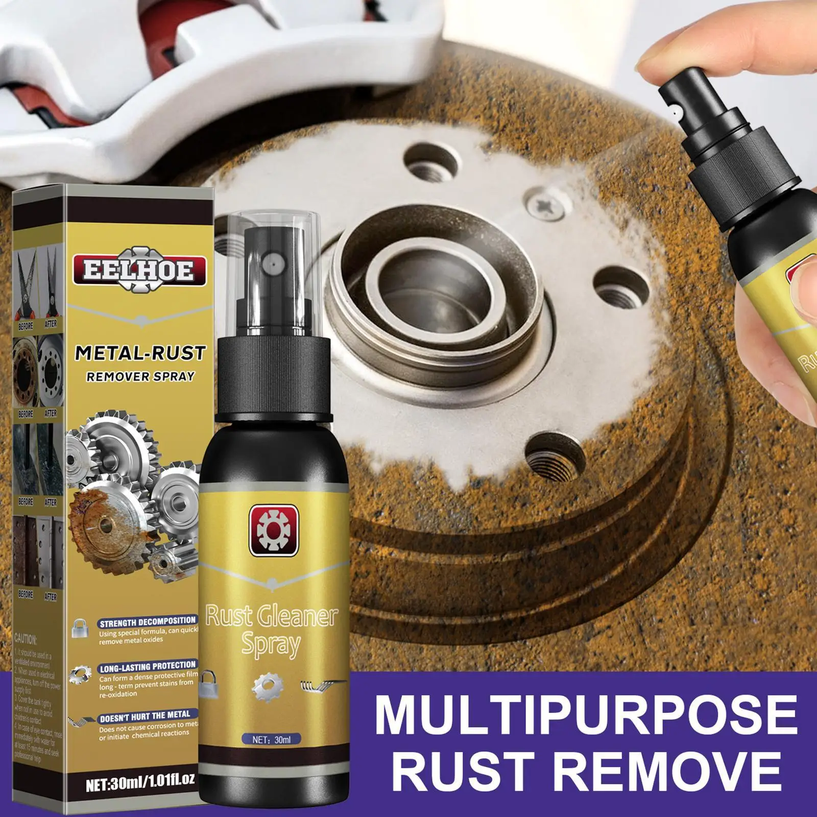 30/100Ml Lucidatrice Antiruggine Multifunzione Lucidatrice Antiruggine Lucidatrice Per Ruote In Acciaio