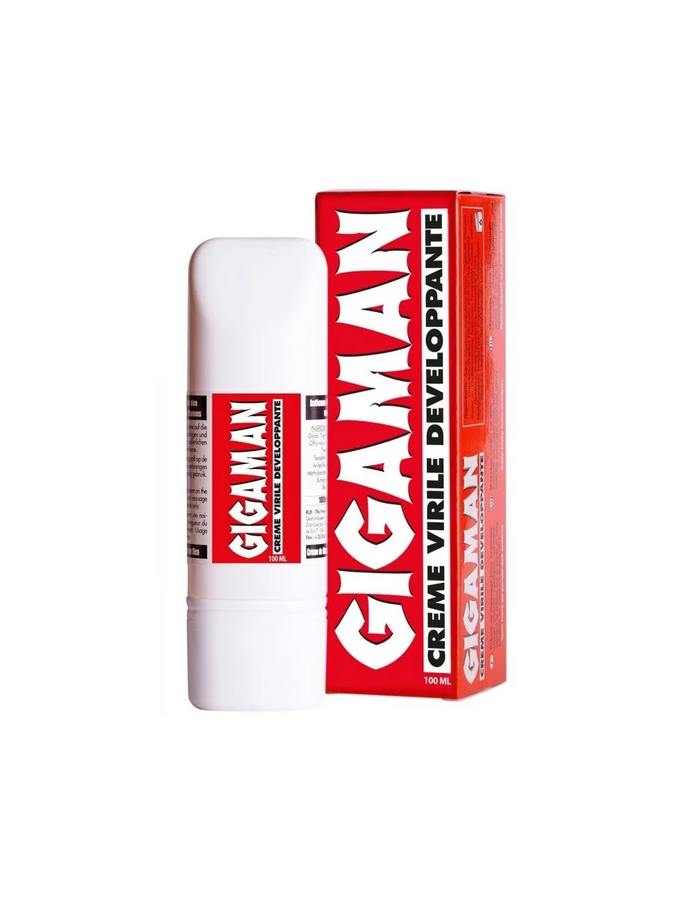 Gigaman Virility Development Cream-- Massaggiante L'Erezione Virilità Erezioni Dure Testato Dermatologicamente Allergeni