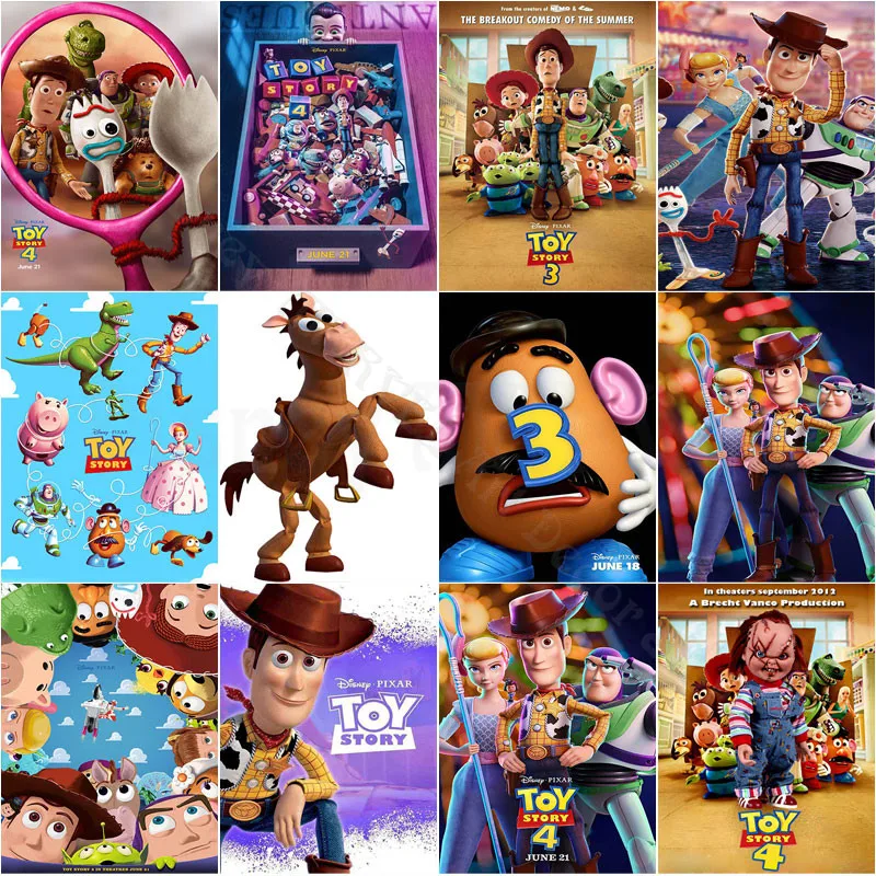 Disney Toy Story Diamond Painting The Toys Misunderstood Andy Fall Into Conspiracy Cross Stitch Kits Diamond Mosaic Art Handmade