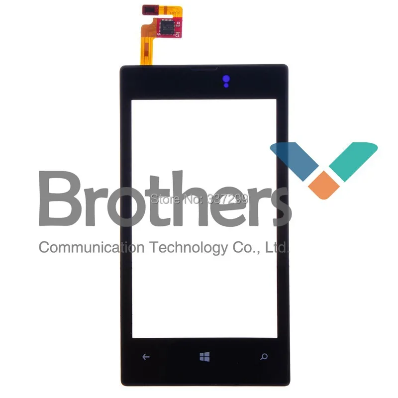Digitalizzatore Nero Nuovissimo Del Touch Screen Di Vendita Calda Con La Struttura Per Nokia Lumia 520 N520 Trasporto Libero