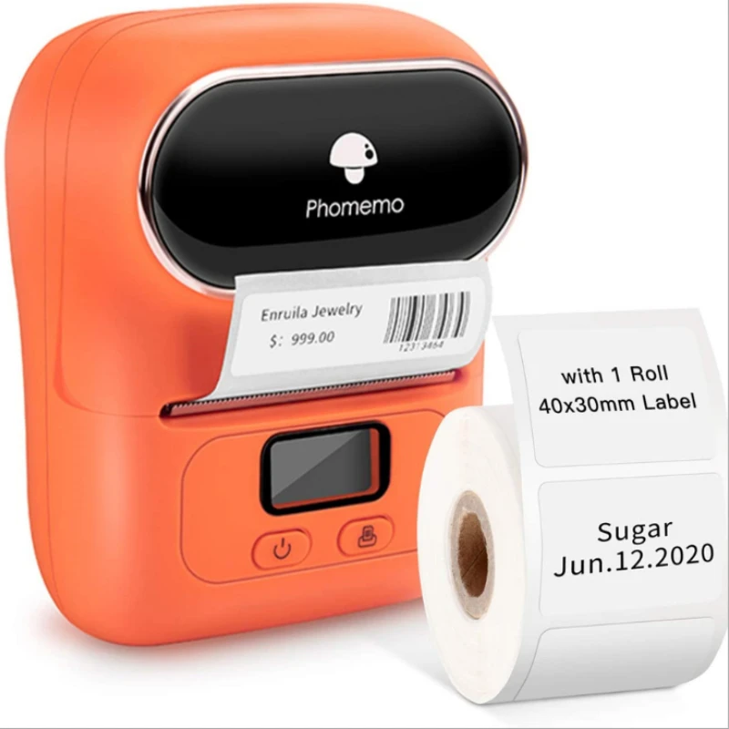 Phommemo M110 Qr Code Price Label Printer Wireless Photo Thermal Sticker Printer Machine Per Ios Android