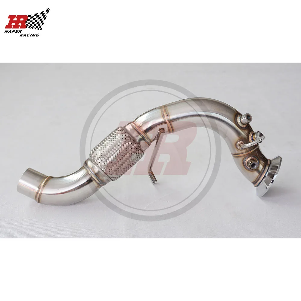 Hp Corsa 2.5 ''In Acciaio Inox Turbo Catless Downpipe Per M57 Dpf E90 E91 E92 E60 Diesel 335D 535D 635D X3 X5 X6