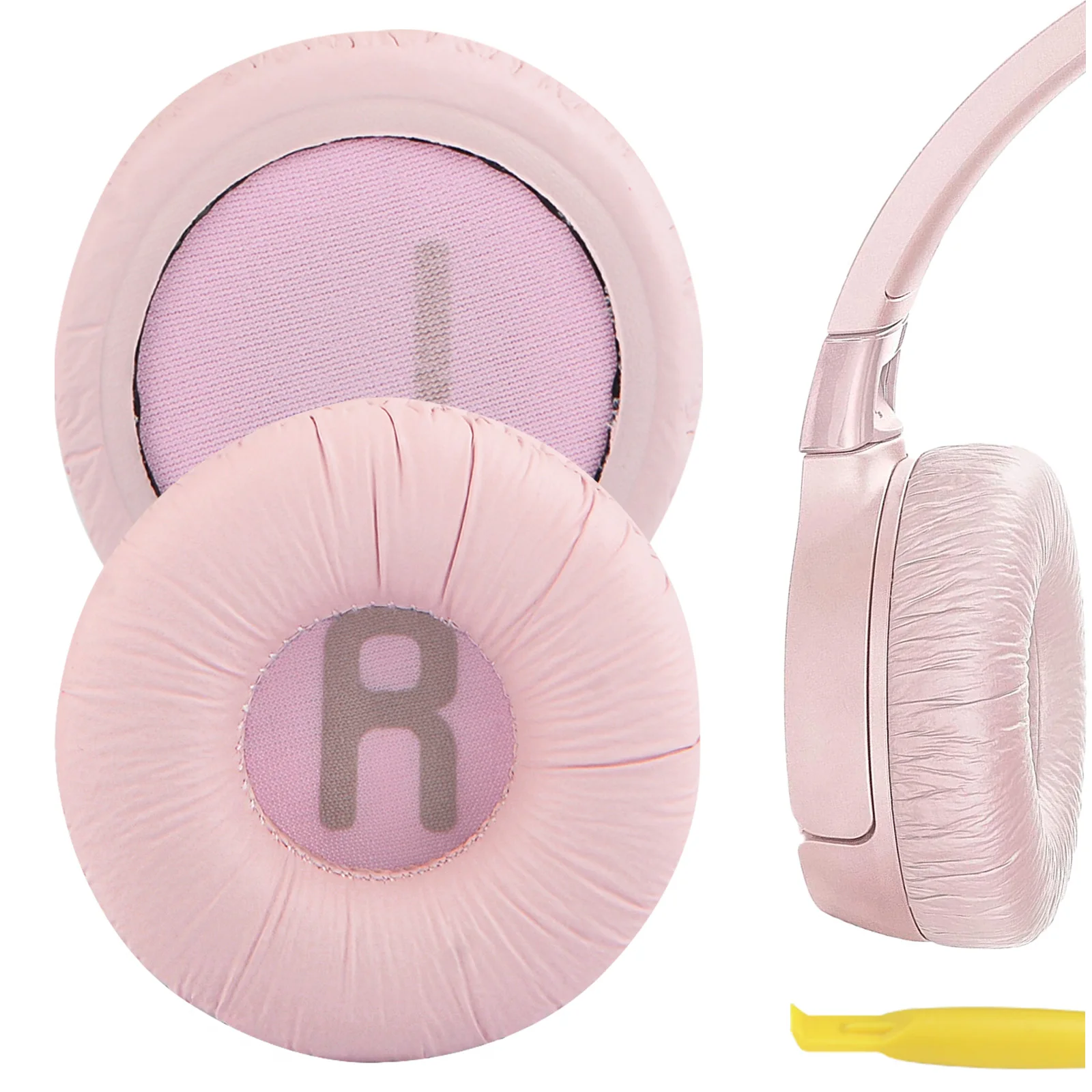 Geekria Nova Leatherette Cuscinetti Di Ricambio Per Jbl Jr300, Jr300Bt, T450Bt, T500Bt, Tune 500, Tune 500Bt, Tune 510Bt