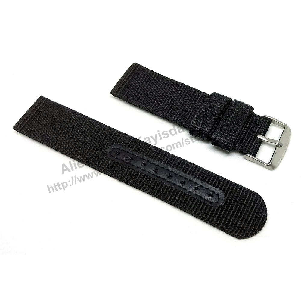 Seiko 5-7S36-03J0-Muslimb, Muslimah-Si Adatta Al Cinturino Di Ricambio In Maglia Di Nylon Nero