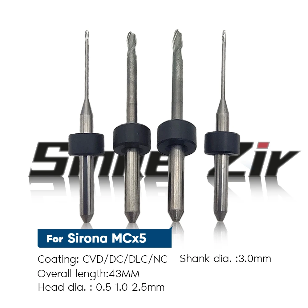 Smilezir Sirona Mc X5 Cvd Rivestimento Diamantato Fresatura Zirconia Block Bur Per Trapano Zirconia