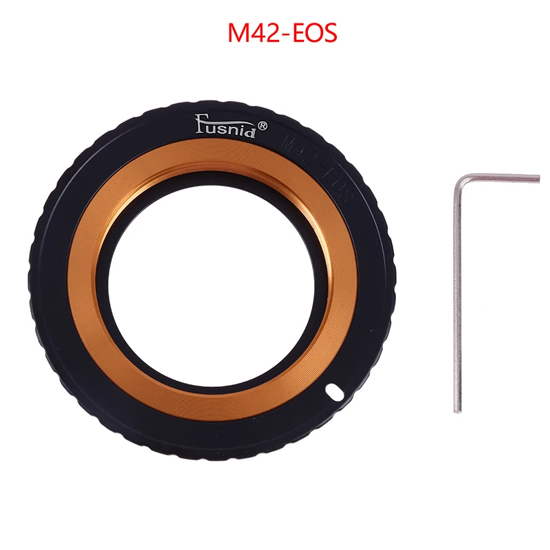 Adattatore Per Obiettivo M42-Eos Anello In Metallo Per Canon Ef 5Diii 5Dii 5D 6D 7D 60D Anello Di Collegamento Per Obiettivo Regolabile Per Canon Eos 