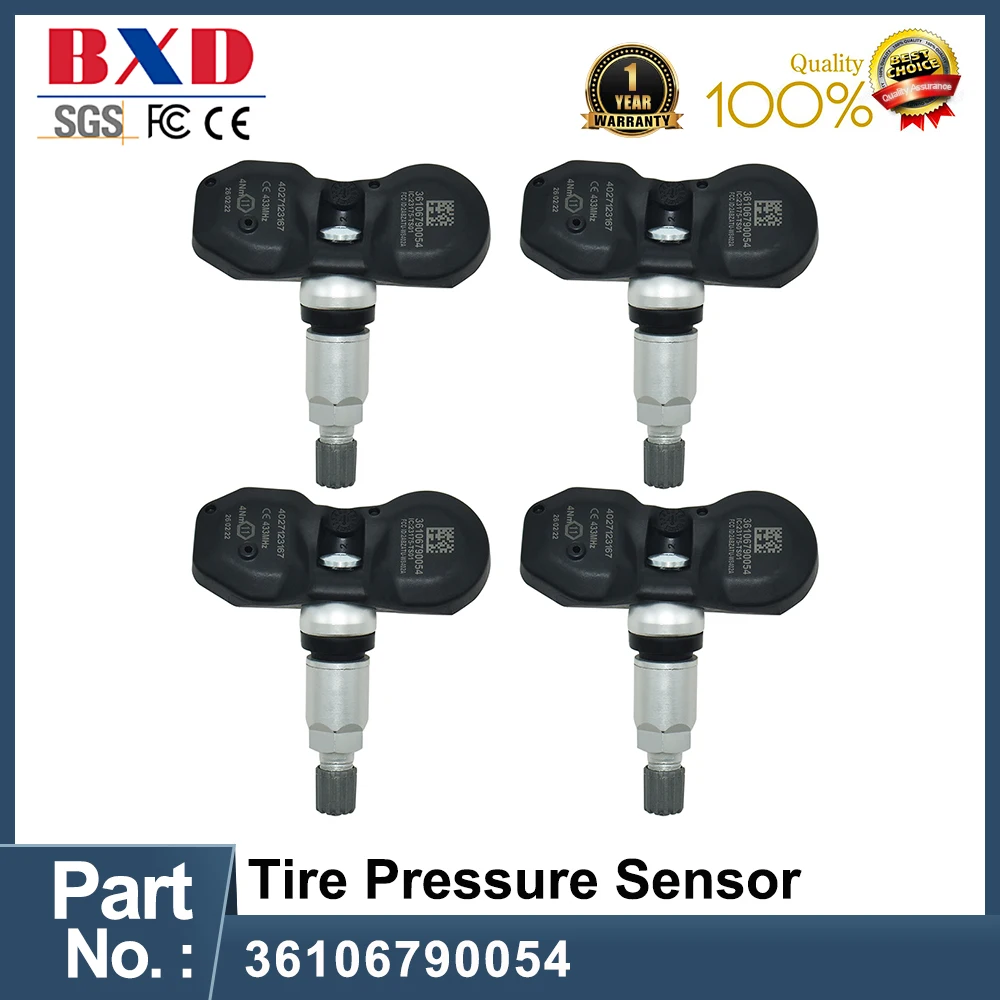 1/4/8 Pz 36106790054 Tpms Sensore Di Pressione Dei Pneumatici Per Alpina 3 5 6 7 D3 D5 Xd3 Bmw 1 3 5 6 7 Serie M1 X1 X3 X5 X6 Serie Z Mini