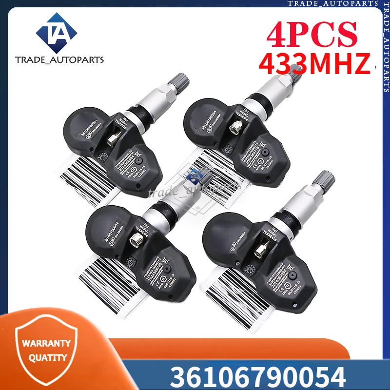 Sensore Pressione Pneumatici 36106790054 Per Alpina D5 / D5 Bi-Turbo Mw Serie 1 [E80] Bmw Serie 5 Gt [F07] Monitor Pressione Pneumatici Tpms