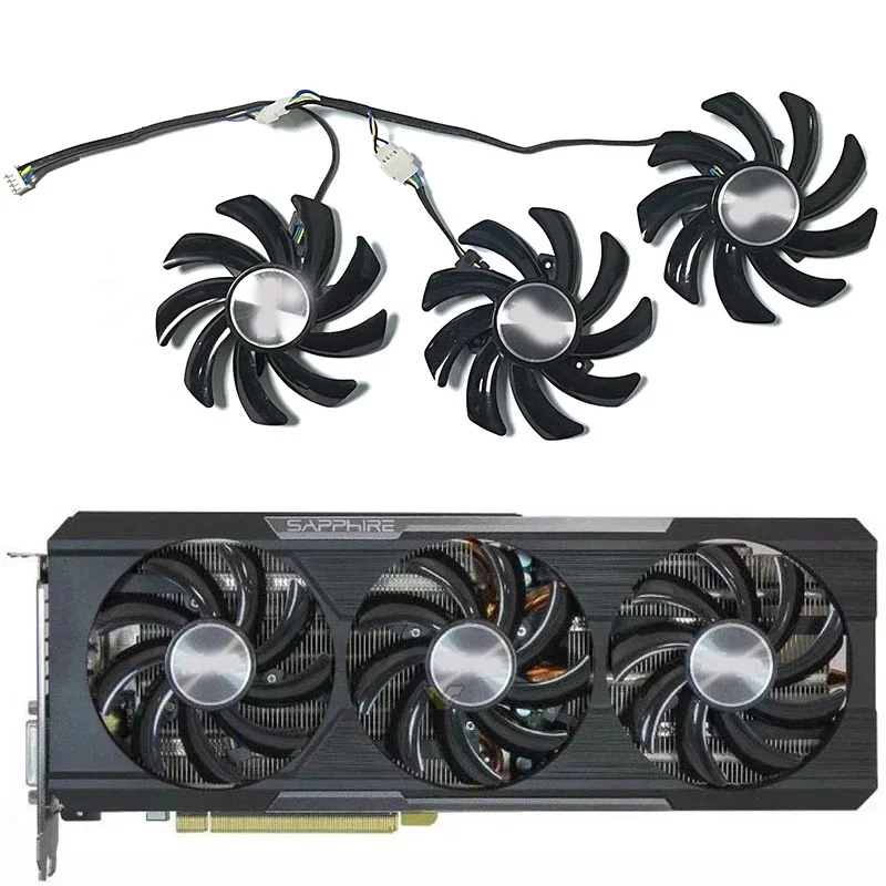 Dispositivo Di Raffreddamento Vga Gpu R9 290X/390/390X Fdc10H12S9-C Per R9-290X Zaffiro R9 390 8G Nitro R9 390X 8G D5 Scheda Grafica Tri-X
