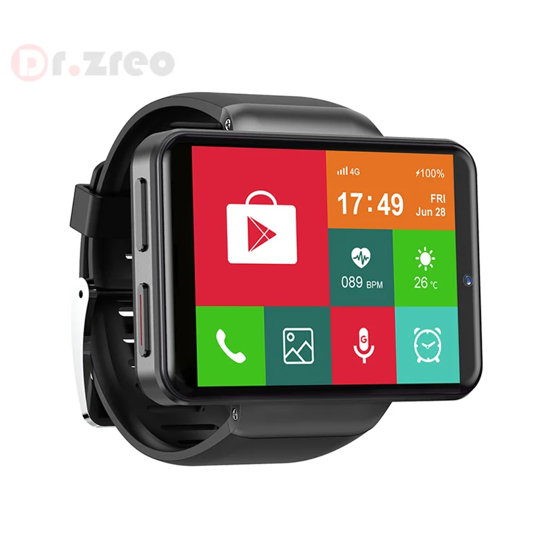 Amazon Vendita Calda 2021 Orologio Di Lusso Gps Smart Watch Uomo 4G Lte Smartwatch Smart Phone Android Con Cardiofrequenzimetro