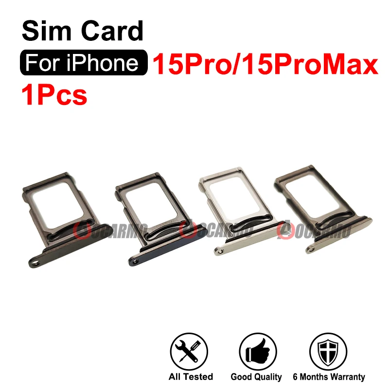 Per Iphone 15 Pro Max 15Pro Dual Sim Card Single Sim Vassoio Slot Nero Blu Bianco Parti Di Ricambio