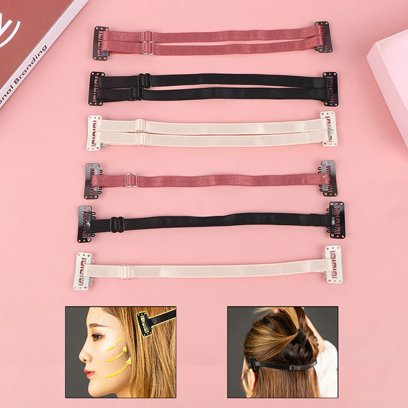 Fasce Invisibili Per Il Lifting Con Clip Lifting Rapido Viso Sottile Lifting Facciale Collo Eye Skin Lifting Doppio Mento Cinturino Per Il Trucco Dell