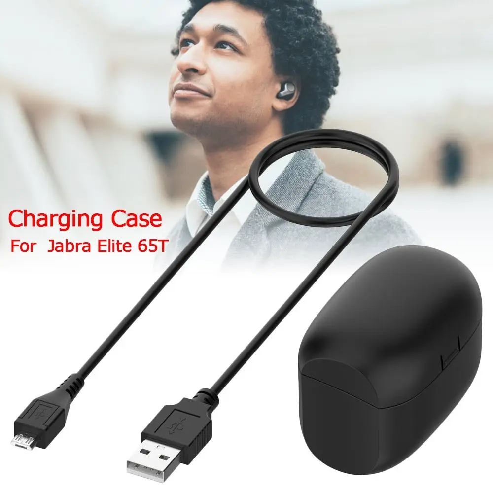 Adattatore Per Parti Alimentatore Auricolari Caricabatterie Auricolare Bluetooth Per Jabra Elite 65T Custodia Di Ricarica Per Jabra Elite 65T