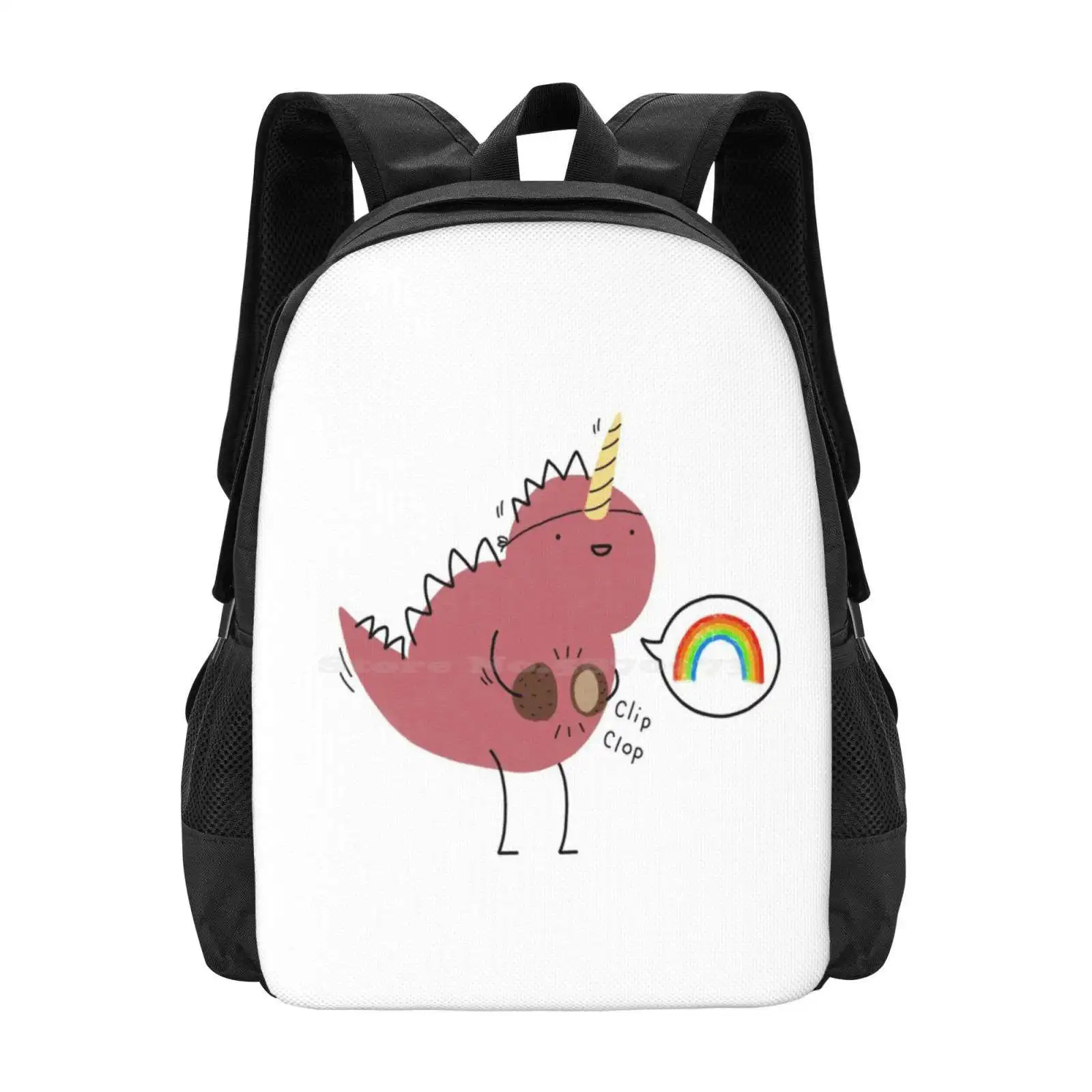 Dinosauro Vestito Come Un Unicorno Vendita Calda Zaino Borse Moda Dinosauro Unicorno Cocco Fantasia Fantasia Divertente Carino