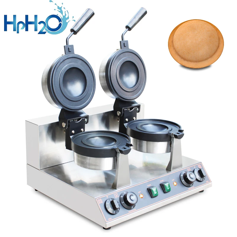 Doppia Testa Ufo Hamburger Machine Burger Machine Gelato Panini Press Semlor Paczki Krapfen Baker Maker Commercial New Waffle Mac