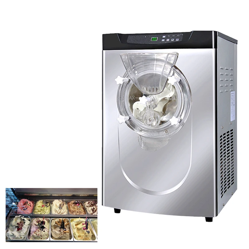 Macchina Per Gelato In Acciaio Inossidabile Macchina Per Gelato Duro Intelligente Macchina Per Gelato Congelatore Attrezzatura Per Gelato