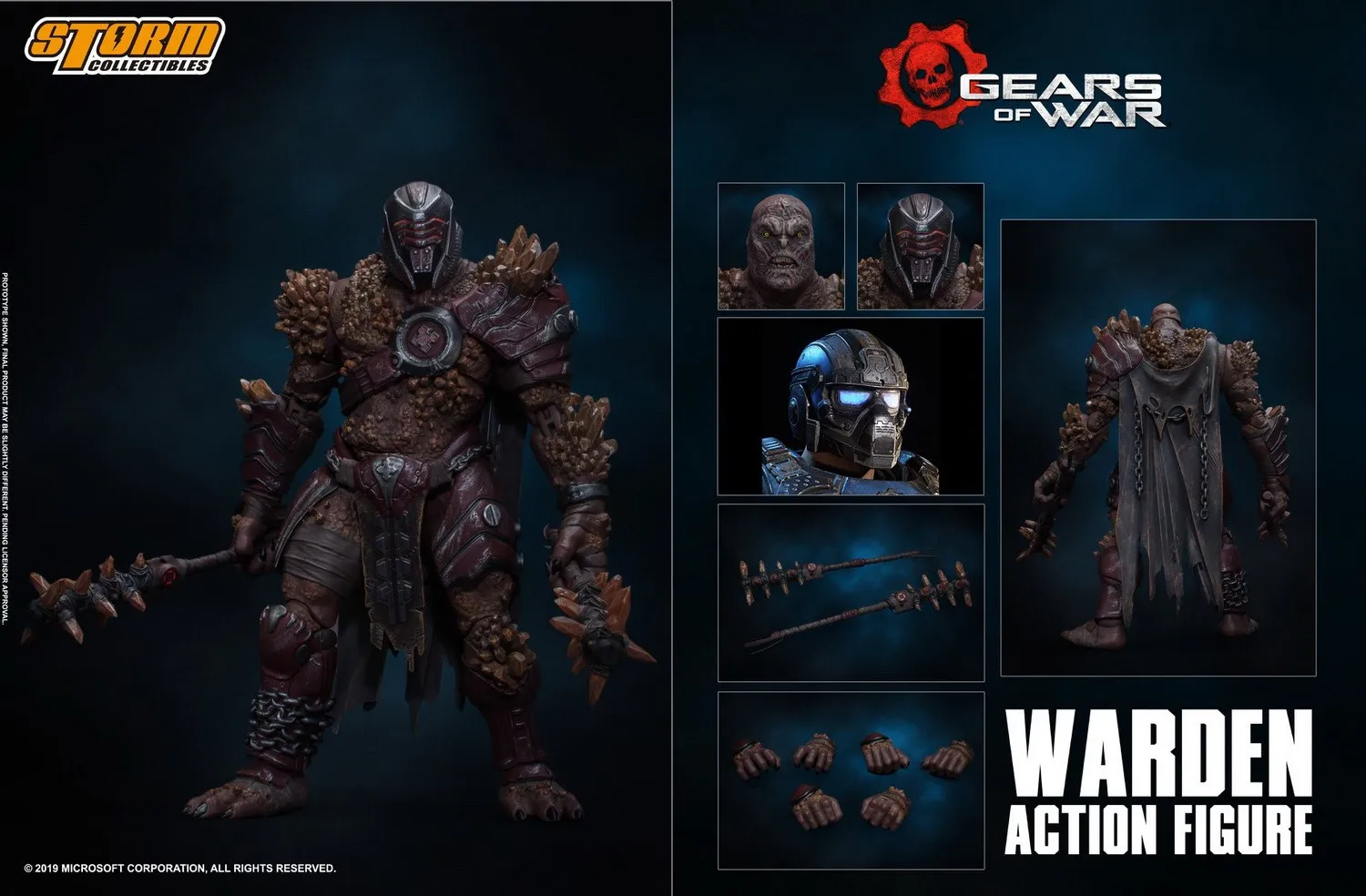 Original Genuine Storm Toys 1/12 Warden Gears Of War 5 Soldier Model 6 ''Action Figure Toy In Stock
