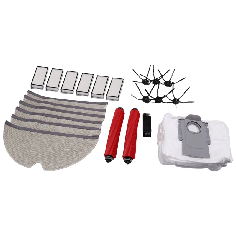 Main Side Brush Hepa Filter Accessories Replacement For Xiaomi Roborock Q7 Max / Q7 Max+ / T8 Robot Vacuum Cleaner