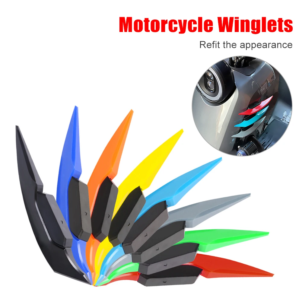 Universale Moto Winglet Spoiler Decorazione Dinamica Adesivo Per Ducati Multistrada 1200 Rsv4 Moza R9 Dirt Kawasaki