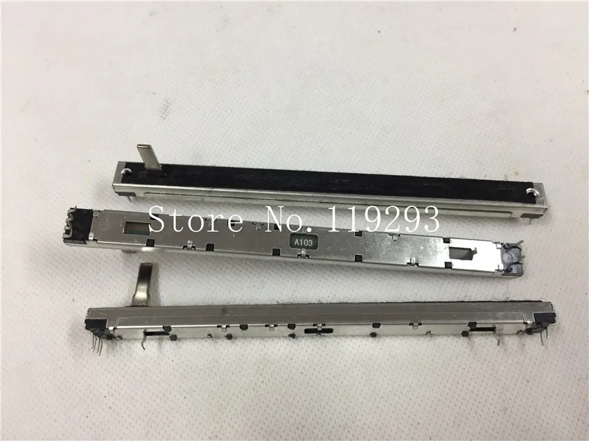 [Bella]Soundcraft Fx16Ii Master Fader Console Fader Potenziometro Duplex 128Mm 12.8Cm A10K Doppio A10Kx2 15Mmc Sc1008G.--10Pcs