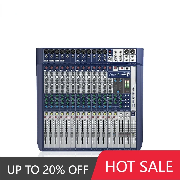 Top 5A 1:1 Mixer Multitrack 16 Canali Di Qualità Superiore Simile Soundcraft Signature 16 Con Fx Usb