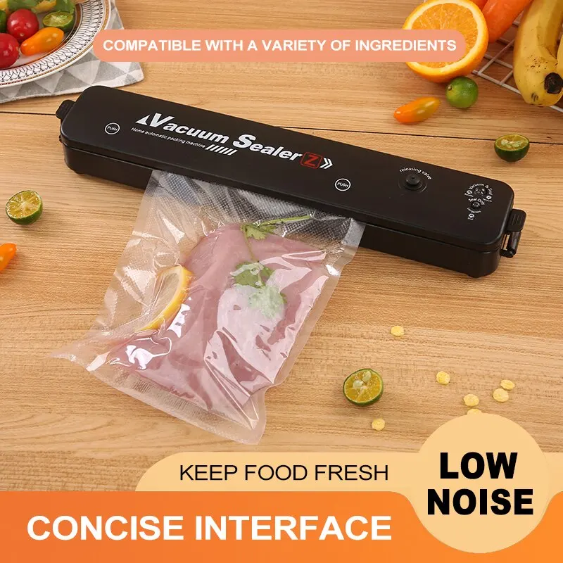 1Pc Vacuum Sealer Machine Heat Sealer Film Vacuum Sealing Machine Food Packet Organizer Kitchen Tool