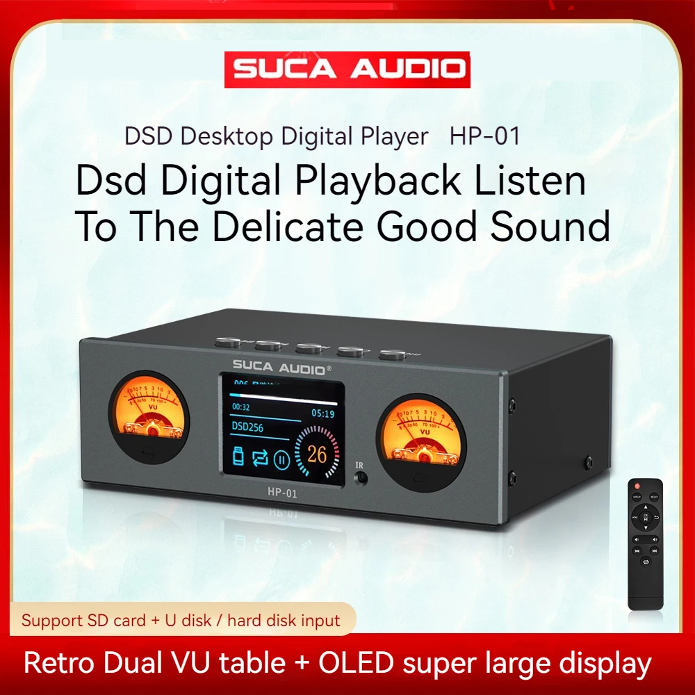 Suca Hp-01 Lettore Digitale Hifi Audiophile Lossless Usb Digitale Usb Preamp Giradischi Decoder Audio Dsd