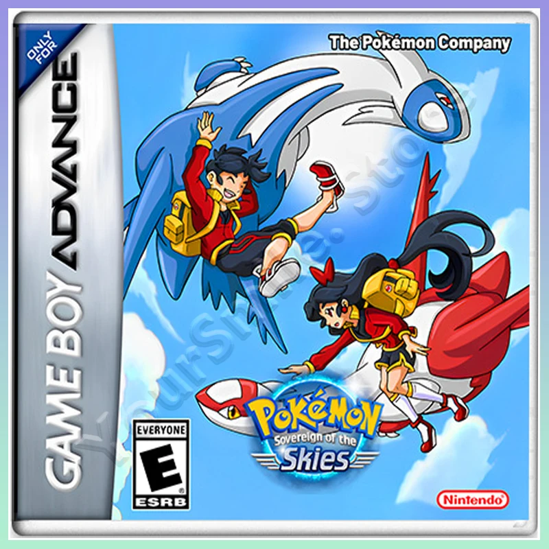 Pokemon Overhead Of The Skies Gba Game Card Boxed Versione Americana Cartuccia Di Gioco Giocattoli Regalo Per Bambini