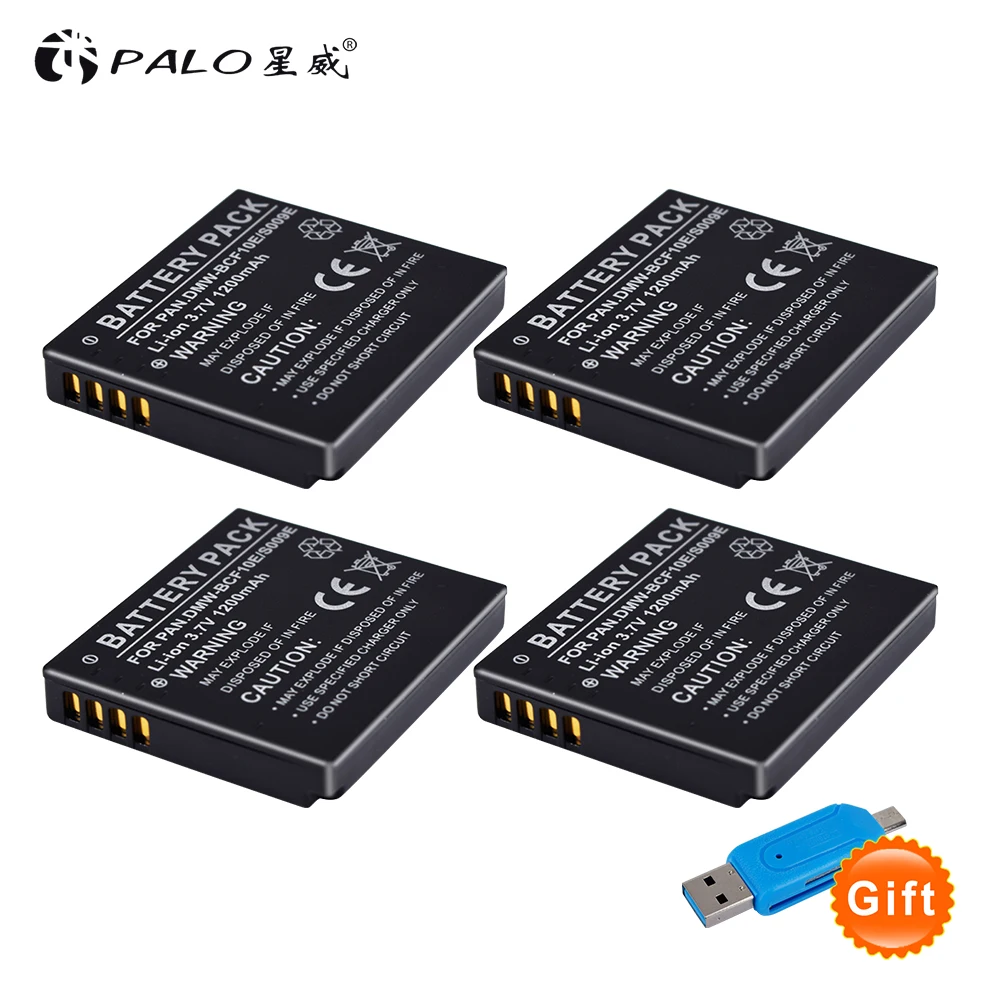 1200Mah Batteria Per Panasonic Lumix Dmc-Dmc-Fx65P Dmc-Fx65S Dmc-Fp8G Dmc-Fp8P Dmc-Fx40 Dmc-Fp8S Fx60