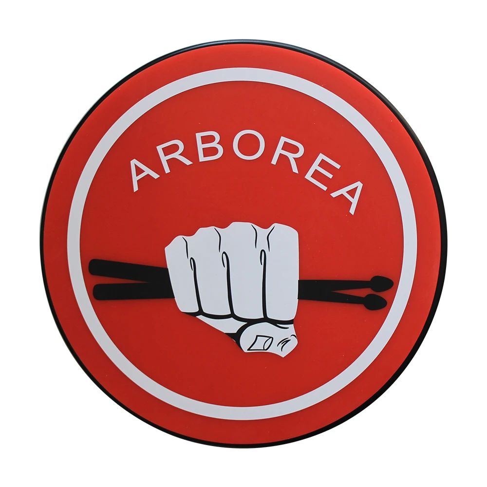 Arborea 12 'Fist Dumb Drum Practice Training Drum Pad Per Strumenti A Percussione Con Supporto