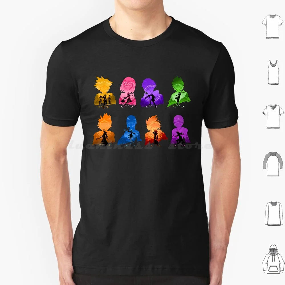 Kingdom Hearts Set T Shirt Uomo Donna Bambini 6Xl Kingdom Hearts Kingdom Hearts Kingdom Hearts Birth By Sleep Kingdom Hearts Chain