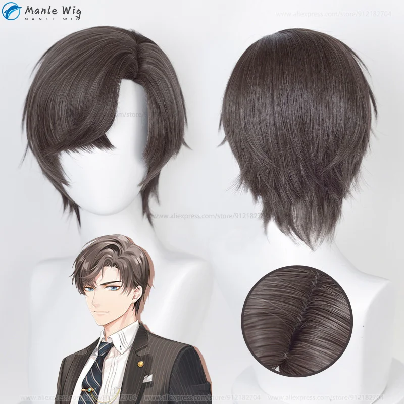 Anime Tears Of Themis Artem Parrucca Cosplay Artem Libra Parrucche 32Cm Cosplay Parrucca Anime Resistente Al Calore Costume Capelli Uomo Parrucche + P