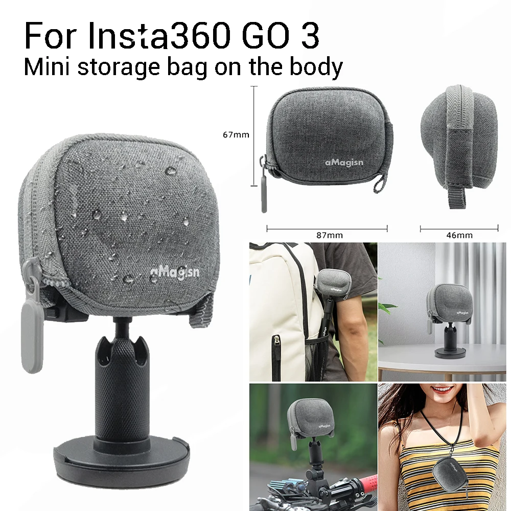 Per Insta360 Go 3 Mini Bag Body Bag Mini Storage Per Insta360 Go 3 Accessori Custodia Per Insta360 Go 3 Case