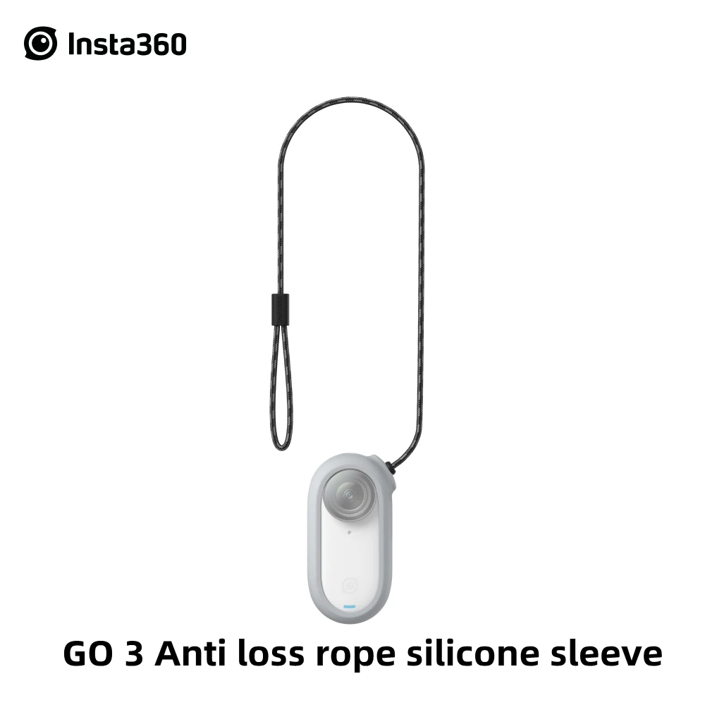 Per Insta360 Go 3 Neck Anti Loss Rope Manicotto In Silicone Accessorio Per Corda Appesa