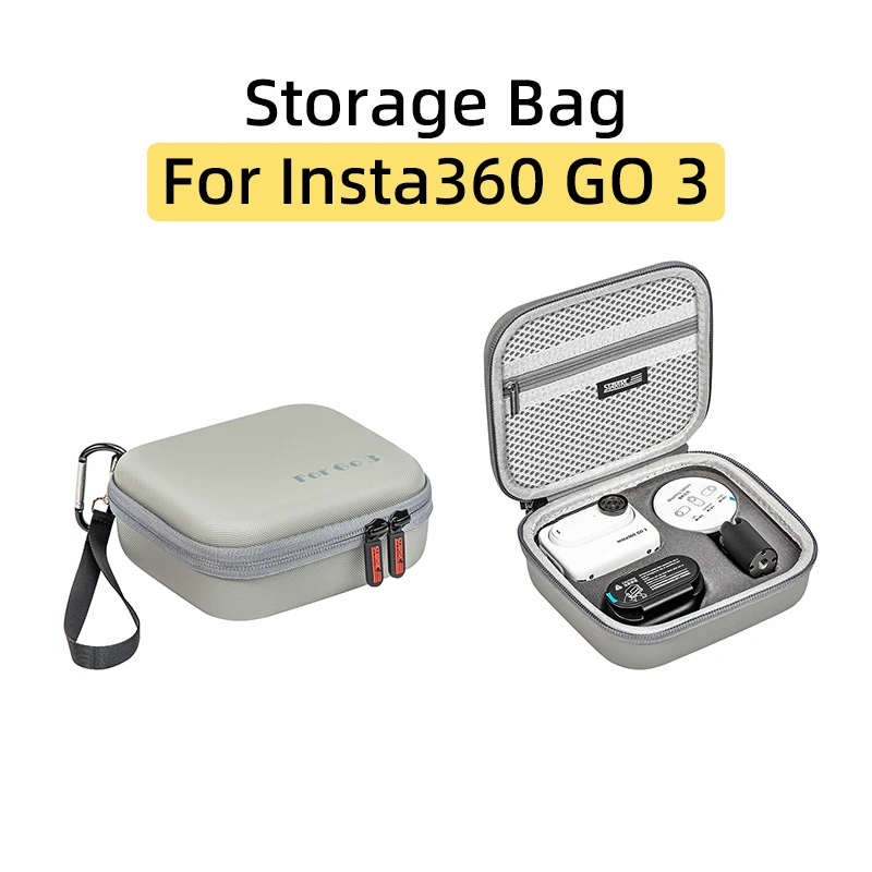 Per Insta360 Go 3 Thumb Camera Panorama Sports Camera Storage Bag Portatile Hnadbag Scatola Protettiva Accessori Per Il Trasporto