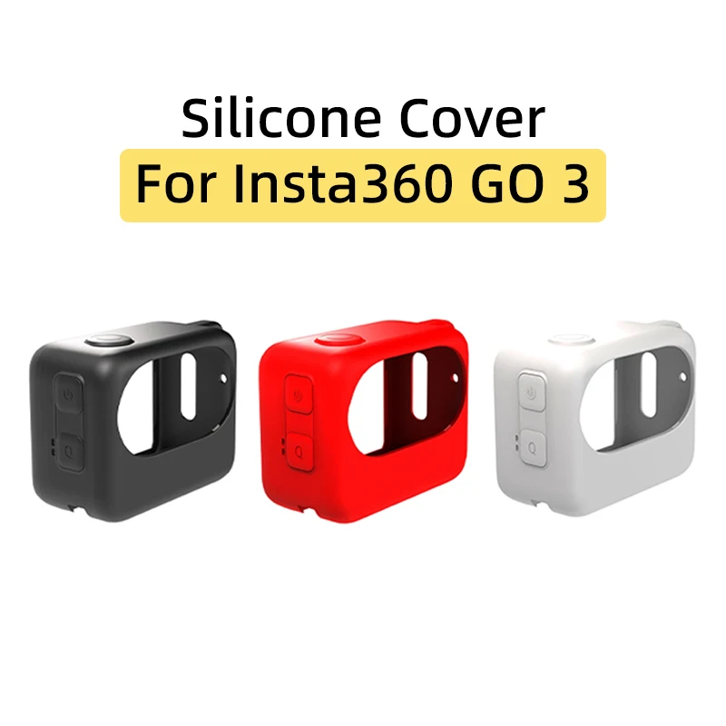 Per Insta360 Go 3 Thumb Sports Camera Charger Box Custodia In Silicone Custodia Protettiva Antigraffio Custodia Morbida Per Protezione