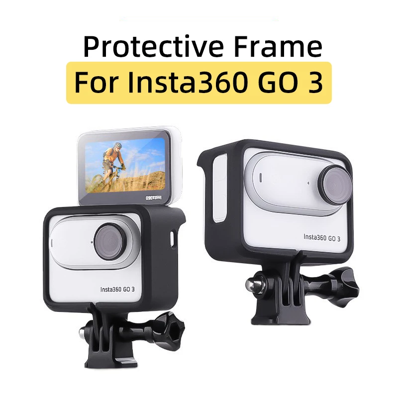Per Insta360 Go 3 Thumb Panorama Camera Charging Box Frame Anti-Fall Protecrive Shell Exten Rabbet Cage Accessori Per Staffa