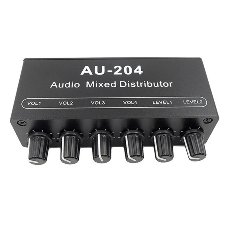 Au-204 Scheda Mixer Segnale Audio Stereo Driver Per Cuffie Amplificatori Di Potenza Mixer Distributore 3.5Mm Durevole