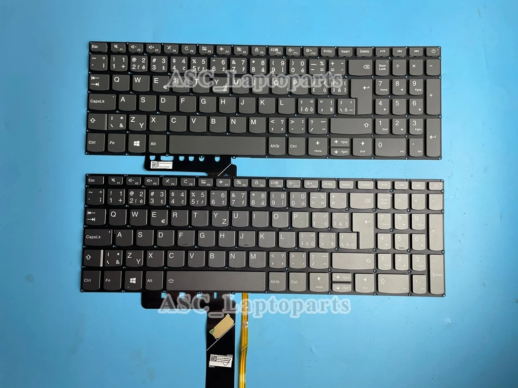 Nuova Tastiera Ceca Slovacchia Per Lenovo Ideapad L340-15Iwl , L340-15Iwl Touch 330-15Igm 330-15Icn 330-15Arr 340-17Iwl Retroilluminato