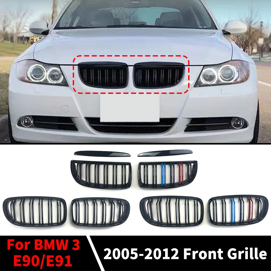Griglia Anteriore Rene Racing Grill Tuning Accessori Styling Trim Facelift Body Kit Per Bmw E90 E91 3 Series 2005-2012 Body Kit