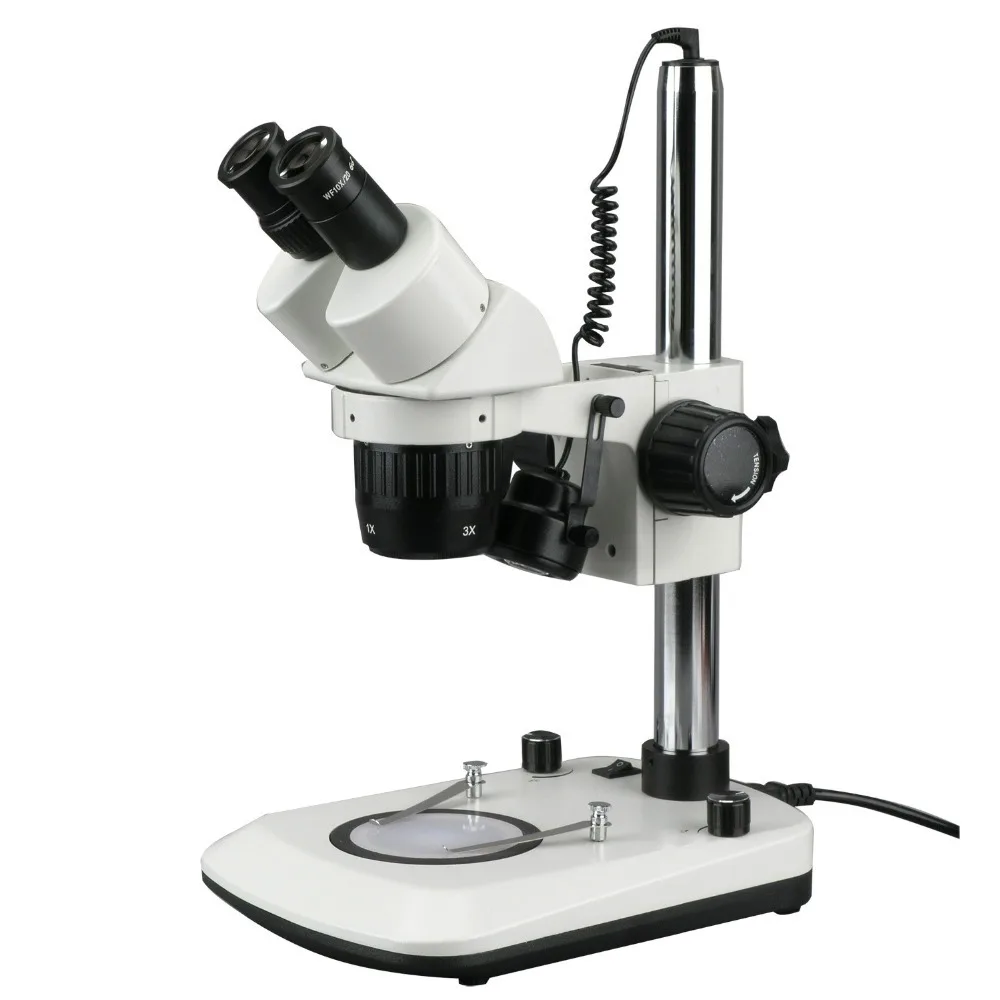 Multi Power Stereo Microscopio-Amscope Forniture New 10X E 30X Dual Accese 6 W Led Binoculare Stereo Microscopio