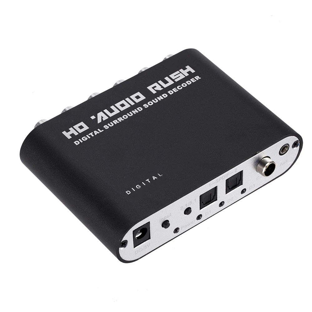 Digital To Analog 5.1 Ch Audio Decoder Amplificatore Spdif Coassiale A Rca Dts Ac3 Amplificatore Digitale Ottico Convertitore Analogico Per Tv
