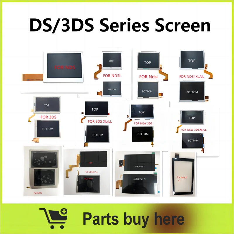 Schermo On Screen E Off Per Lo Smontaggio Originale Di 3Ds/3Ds Xl/3Dsll/New3Ds Xl/New3Dsll/Ds I/Ds Lite
