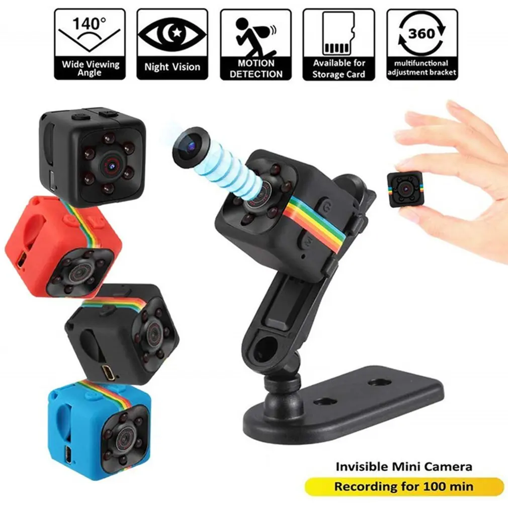 Hot Sq11 Wifi Mini Camera Hd 1080P Night Vision Camcorder Wireless Dvr Micro Camera Sport Dv Video Ultra Mini Cam Wireless