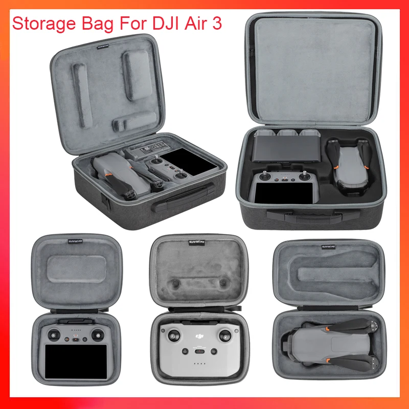 Per Dji Air 3 Storage Bag Dji Rc Remote Controller Case Custodia Portatile Per Il Trasporto Borsa Smart Controller Accessori