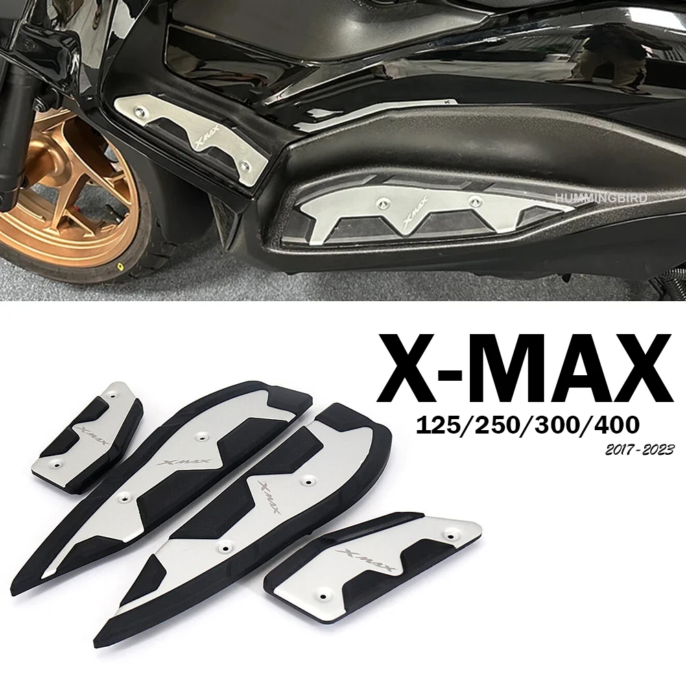 Per Yamaha Xmax 400 Xmax 300 Xmax 250 Xmax 125 2017-2023 Accessori Kit Pedali Pedane X-Max 125/250/300/400