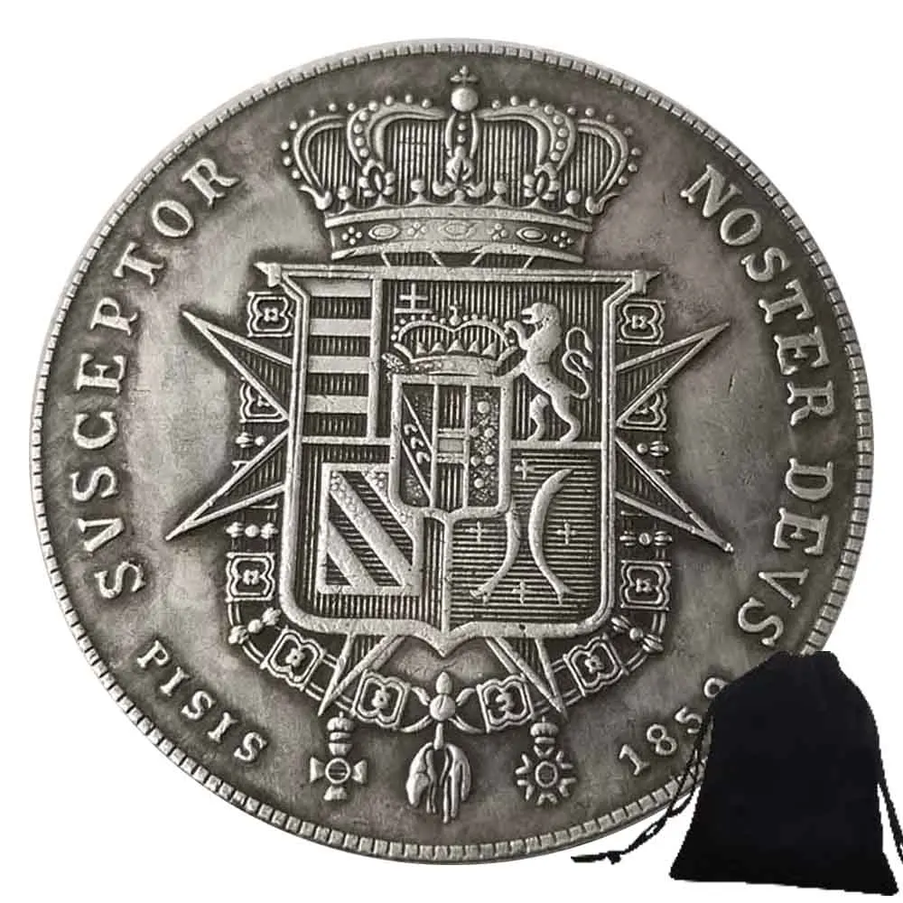 Moneta Di Arte Fortunata Del Mondo Della Moneta Italiana Di Lusso Buona Fortuna Moneta Commemorativa/Borsa Regalo Commemorativa Per Feste Tascabili + 